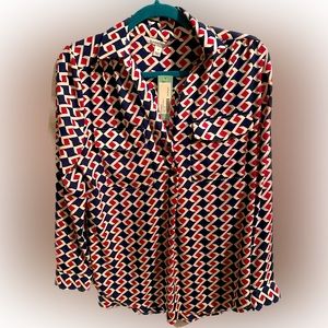 41 Hawthorn Chase Pocket Blouse size Medium with tags.